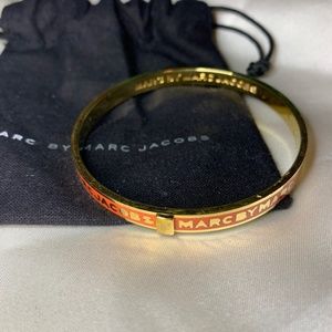 Orange and gold Marc Jacobs Bangle